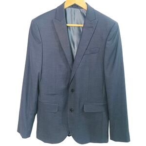 JF J. Ferrar Size 38R Men's Sport Coat Blazer Jacket Gray Business Work